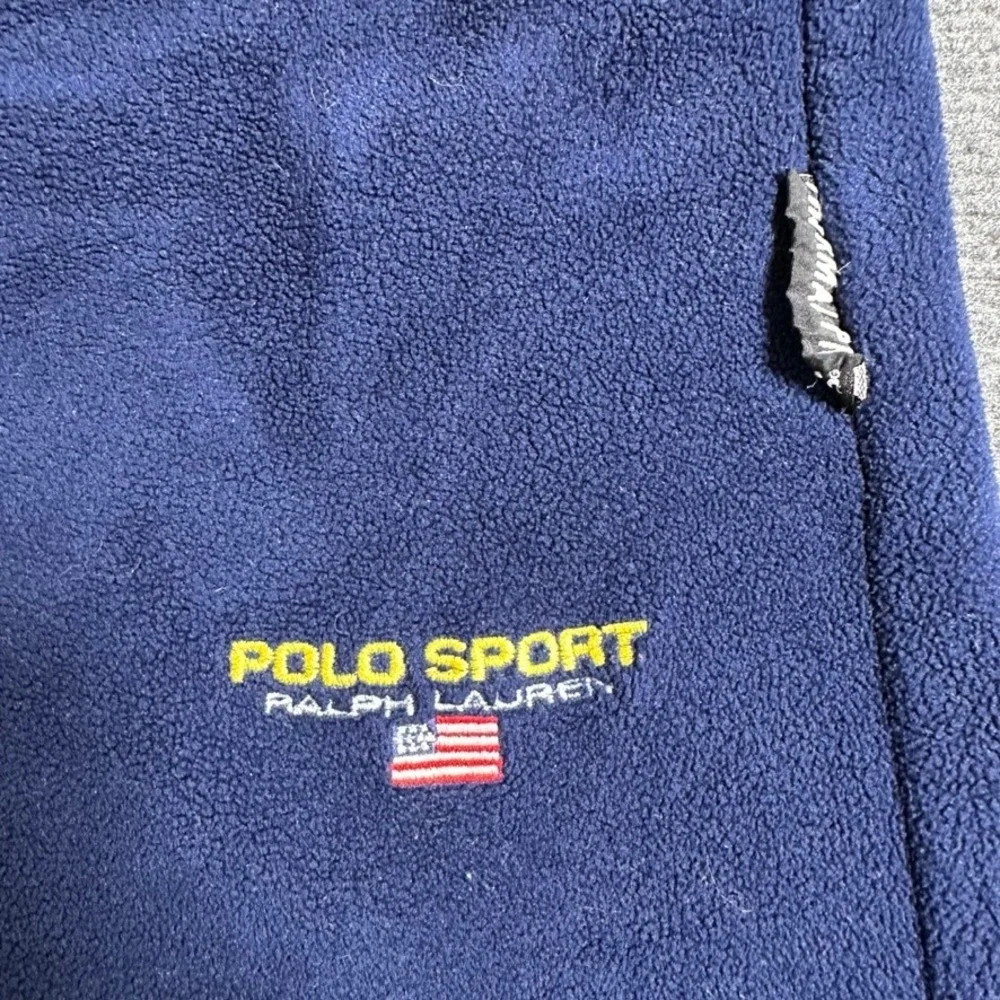 Polo Sport Ralph Lauren Fleece Sweatpants Mens 3XL Navy Blue Vintage USA Made